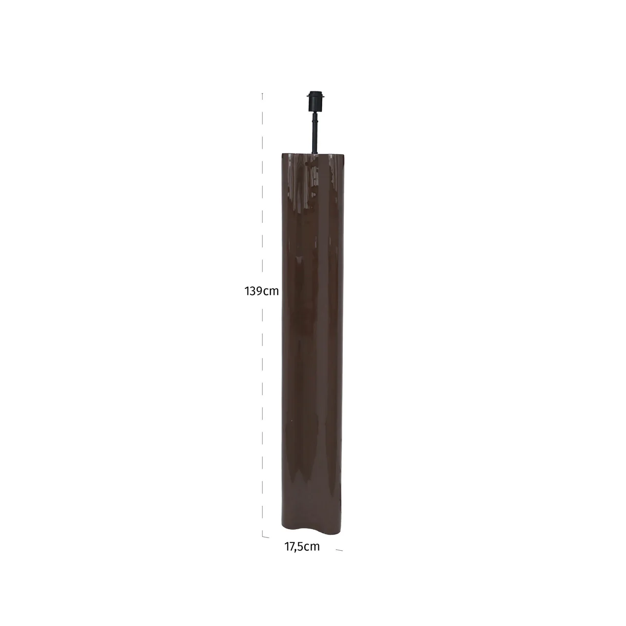 Richmond Interiors Aurelia Floor Lamp – Chestnut - Image 3