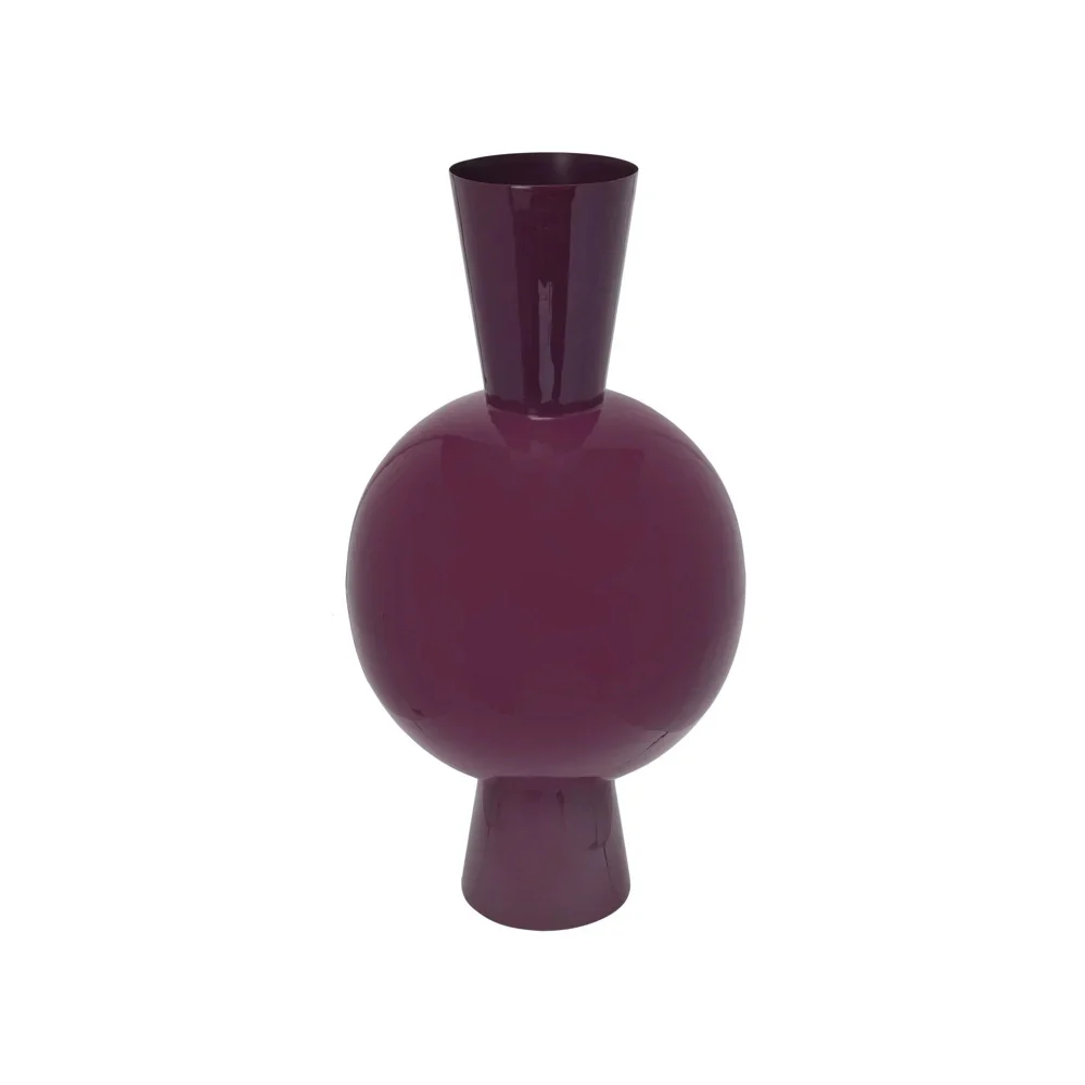 Richmond Interiors Avine Vase – Burgundy – Large