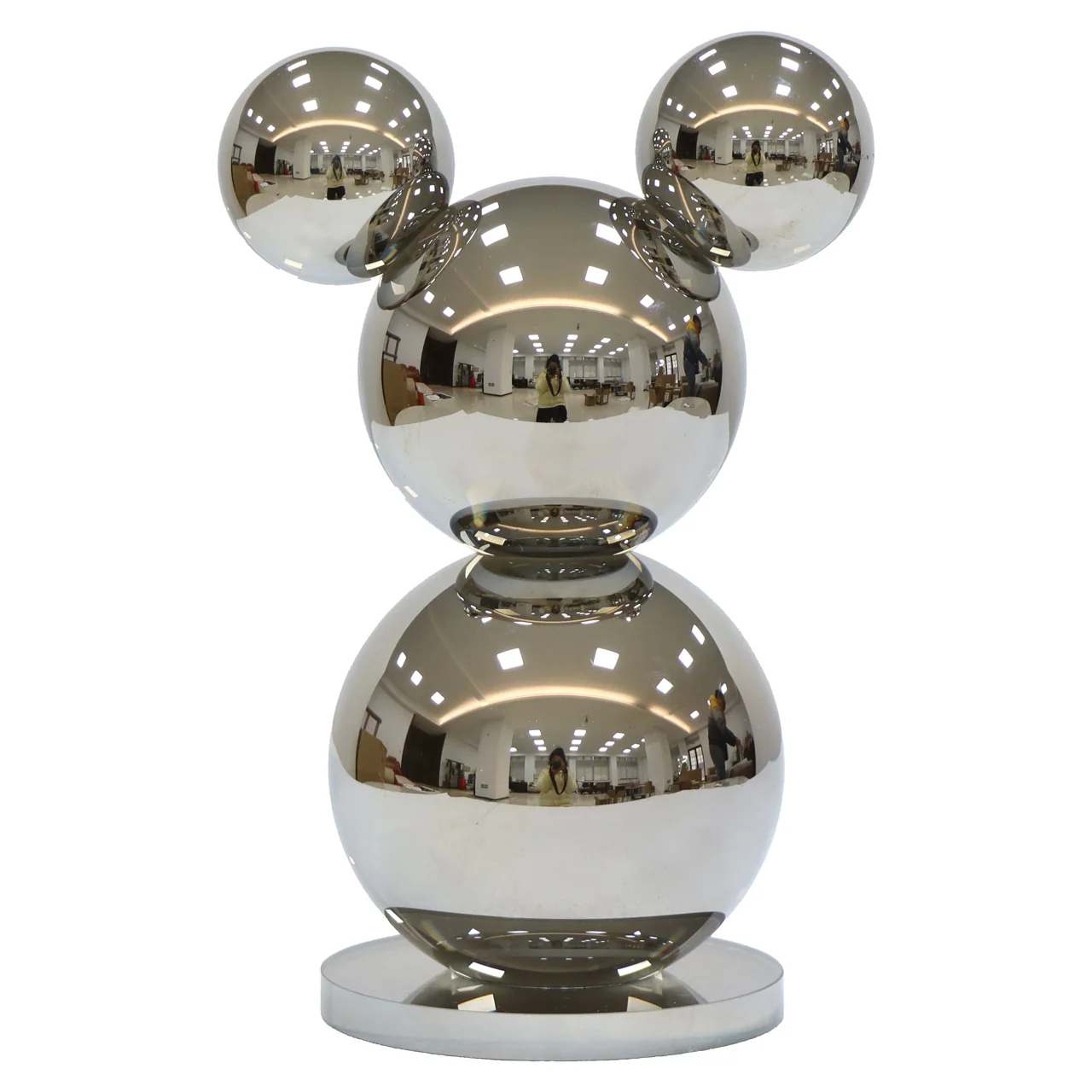 Richmond Interiors Beary Decorative Object – Silver