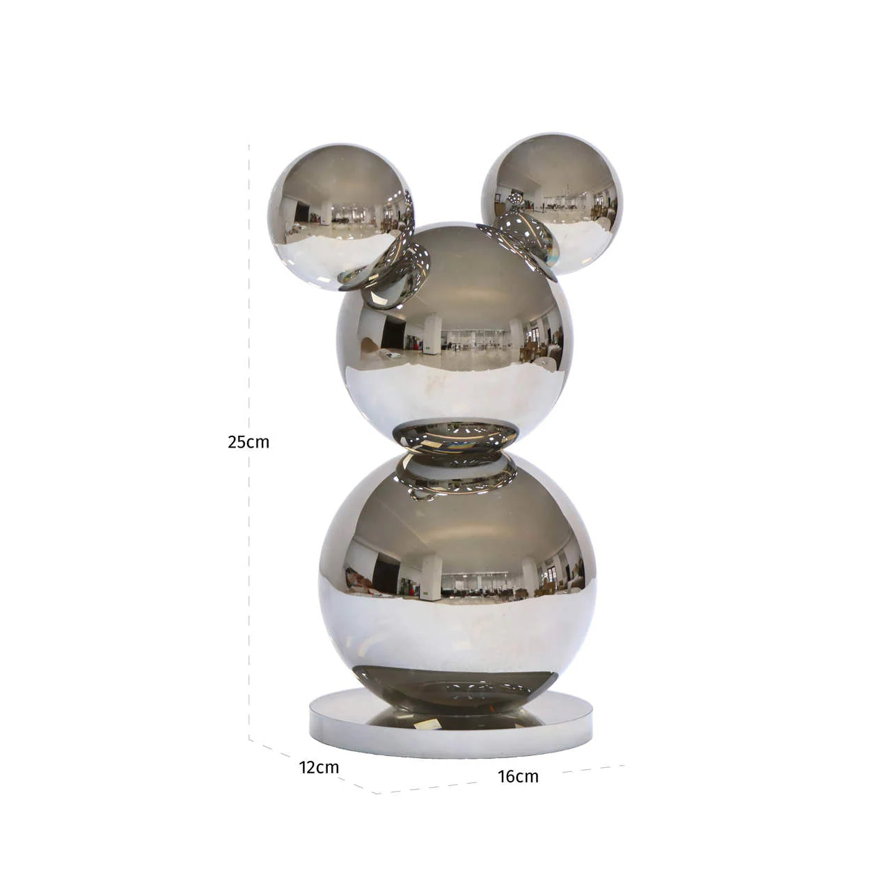 Richmond Interiors Beary Decorative Object – Silver - Image 4