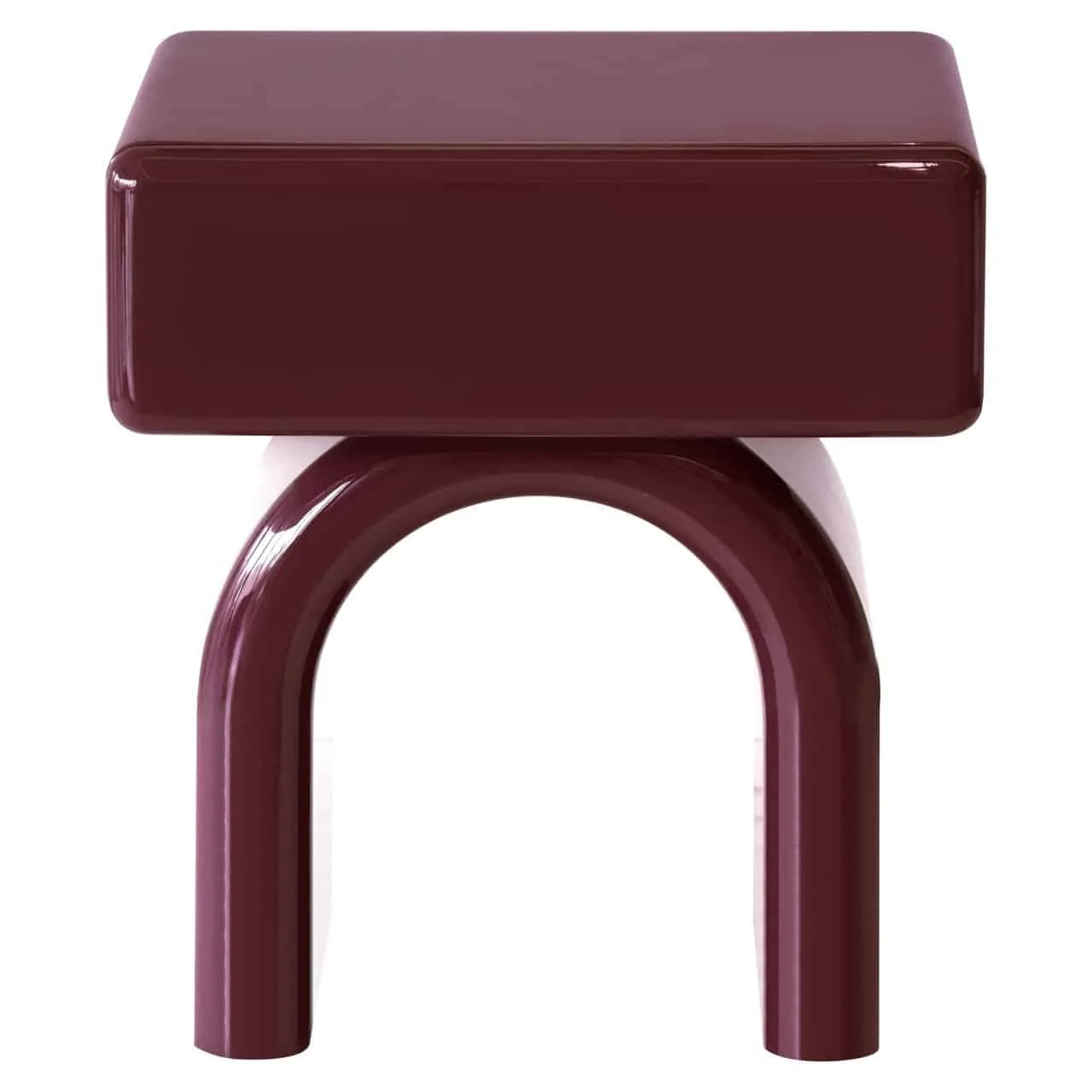 Richmond Interiors Bennet End Table – Burgundy - Image 3