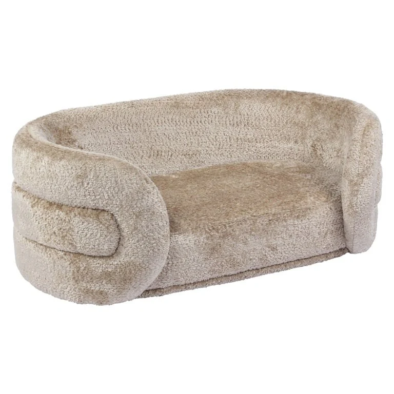Richmond Interiors Bingo Pet Bed – Taupe Chenille - Image 2