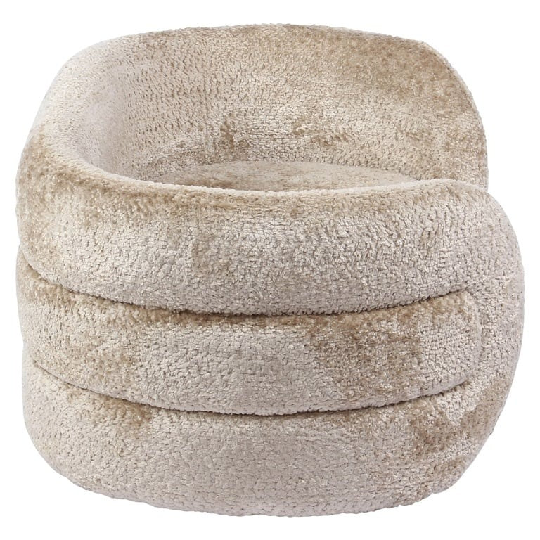 Richmond Interiors Bingo Pet Bed – Taupe Chenille - Image 3