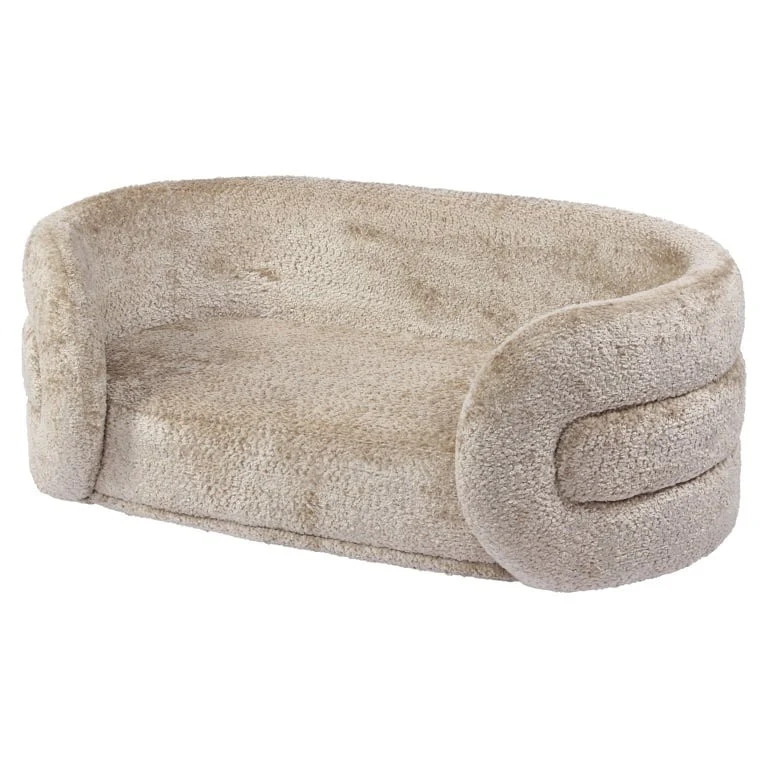 Richmond Interiors Bingo Pet Bed – Taupe Chenille - Image 6