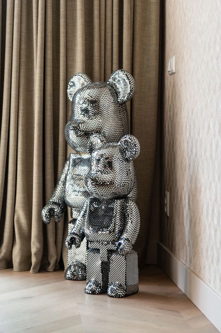 Richmond Interiors Black Deco Bear – Large - Image 2