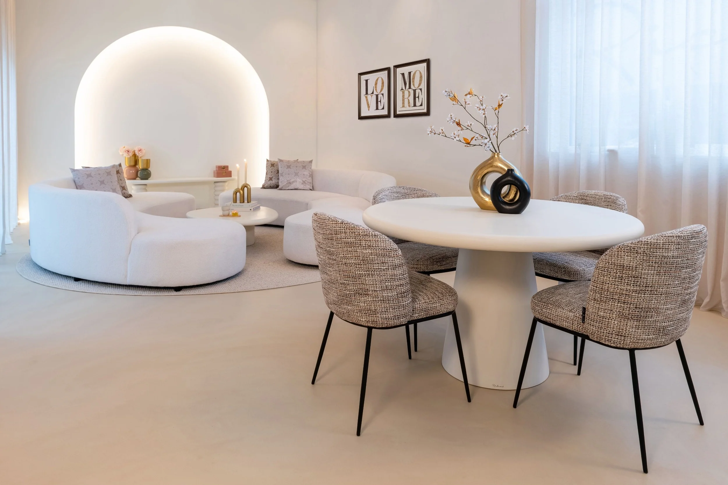 Richmond Interiors Bloomstone Dining Table II - Image 3