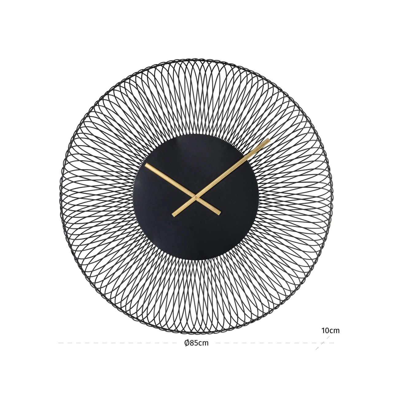 Richmond Interiors Blunt Clock – Black - Image 4