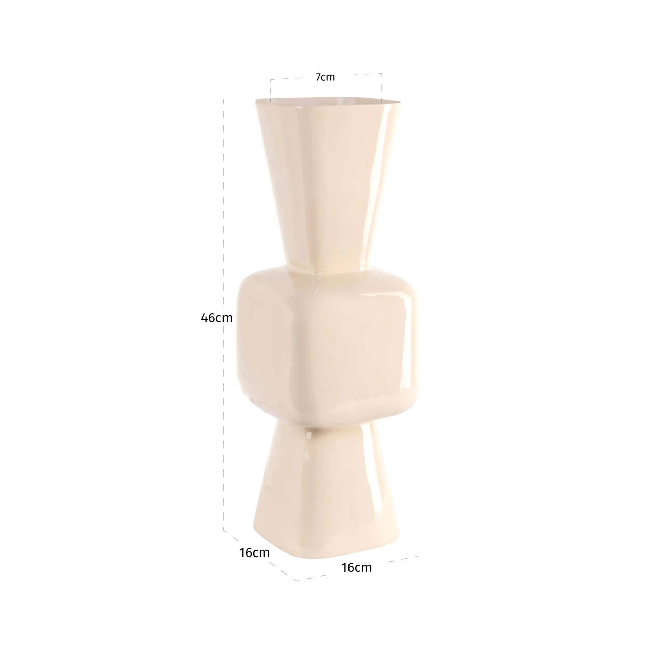 Richmond Interiors Brooks Vase – Tapioca - Image 3
