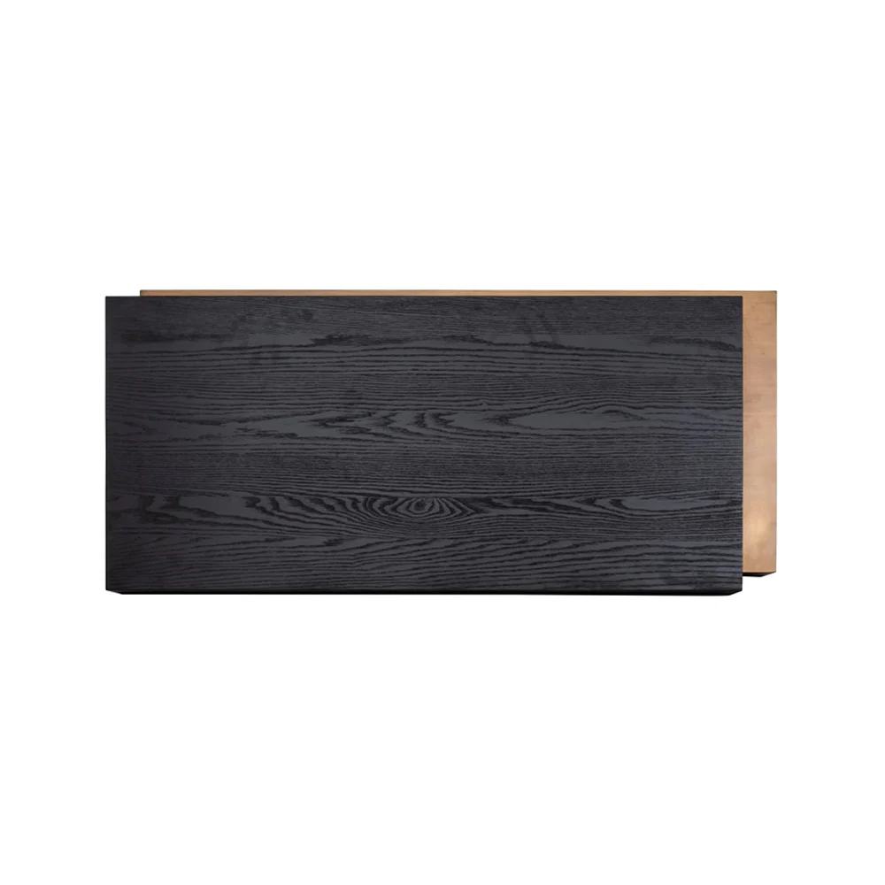 Richmond Interiors Cambon Layered Coffee Table in Dark Coffee - Image 5
