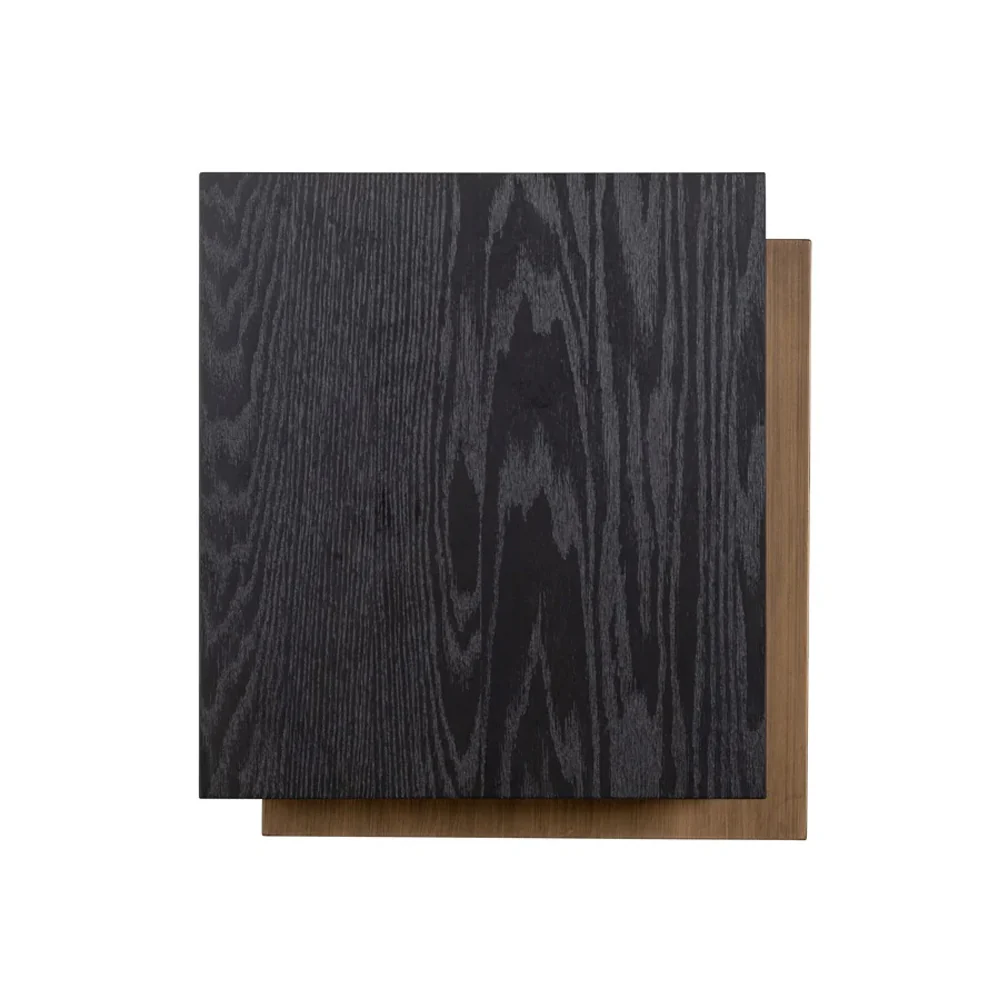 Richmond Interiors Cambon Layered End Table in Dark Coffee - Image 3