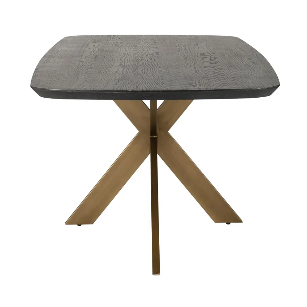 Richmond Interiors Cambon Oval Dining Table in Dark Coffee – Large - Image 3
