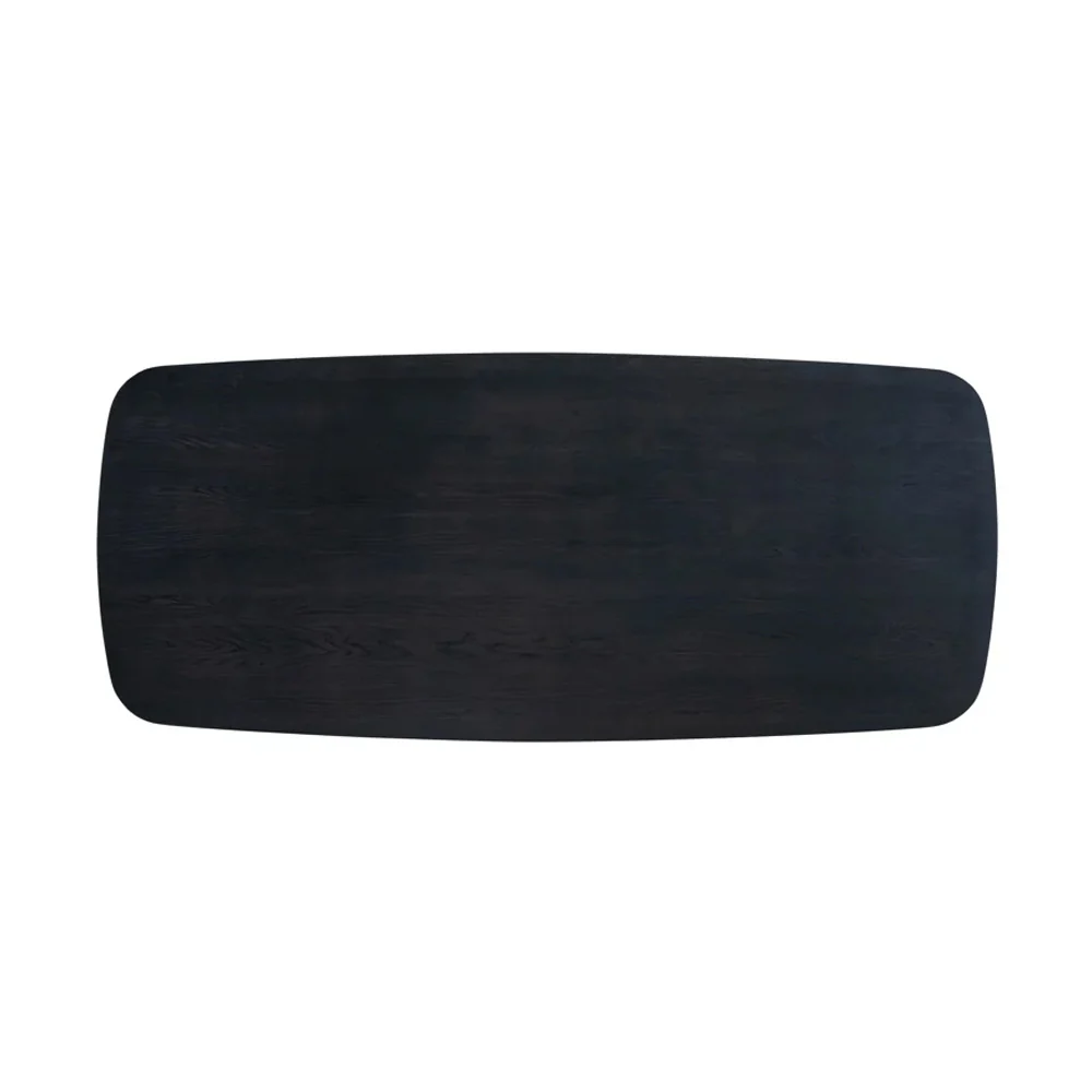 Richmond Interiors Cambon Oval Dining Table in Dark Coffee – Large - Image 4