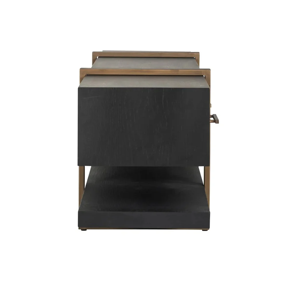 Richmond Interiors Cambon TV-Unit in Dark Coffee - Image 3