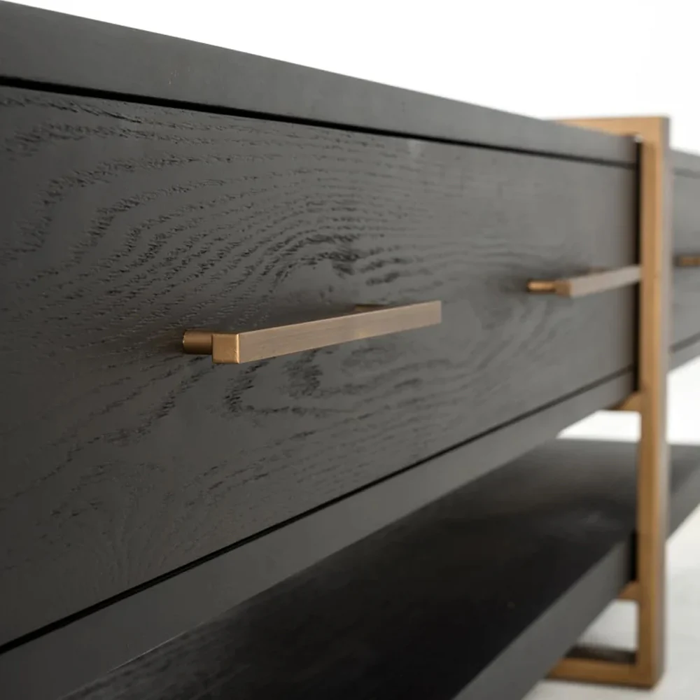 Richmond Interiors Cambon TV-Unit in Dark Coffee - Image 5