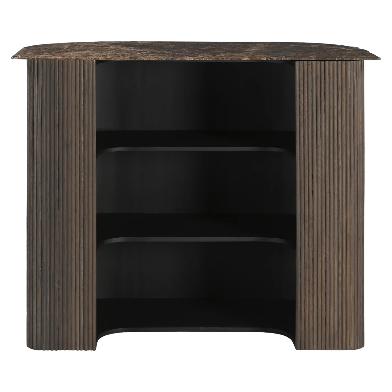 Richmond Interiors Castello Feestanding Bar – Smoked Charcoal - Image 4