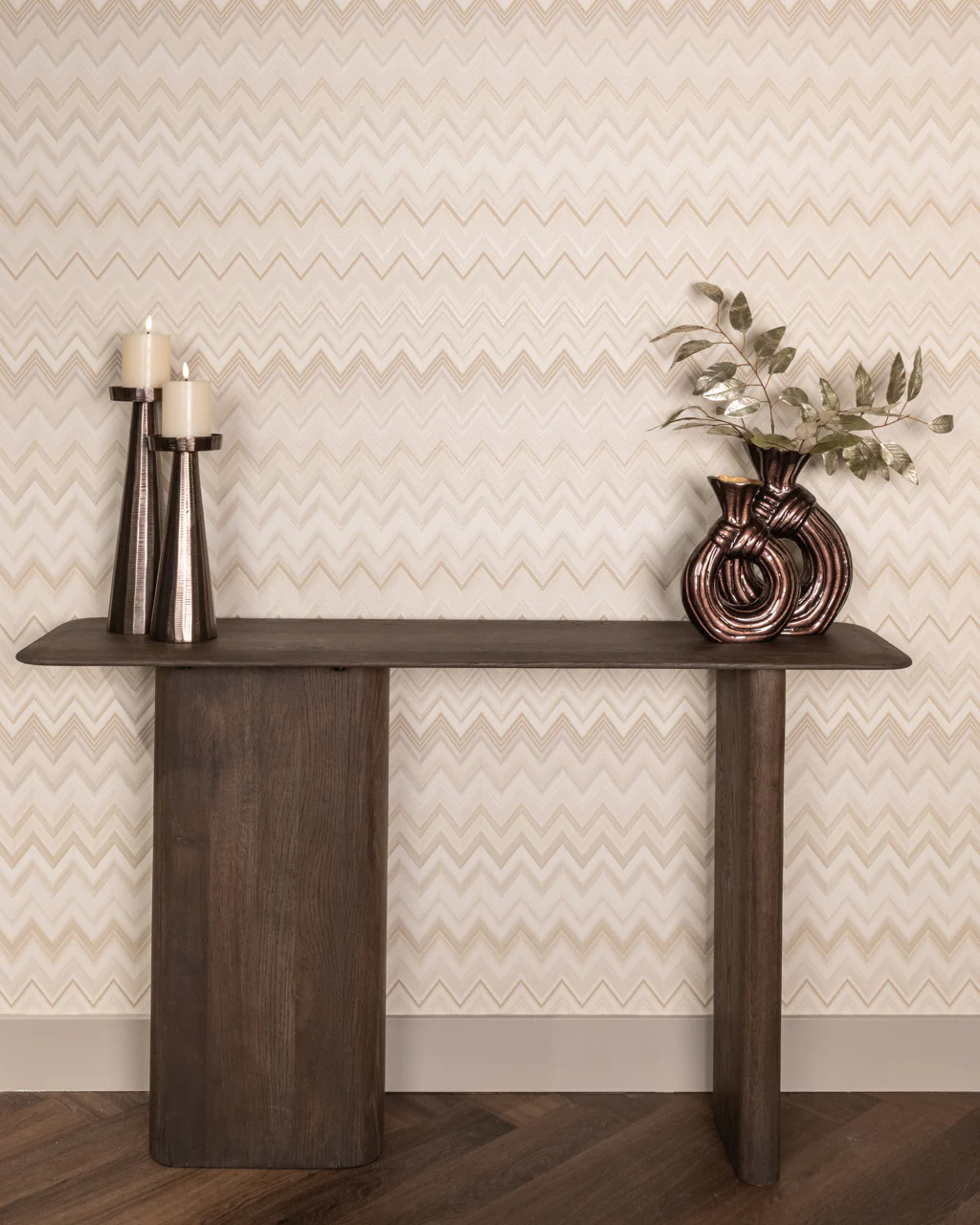Richmond Interiors Castello Console Table – Smoked Charcoal - Image 7