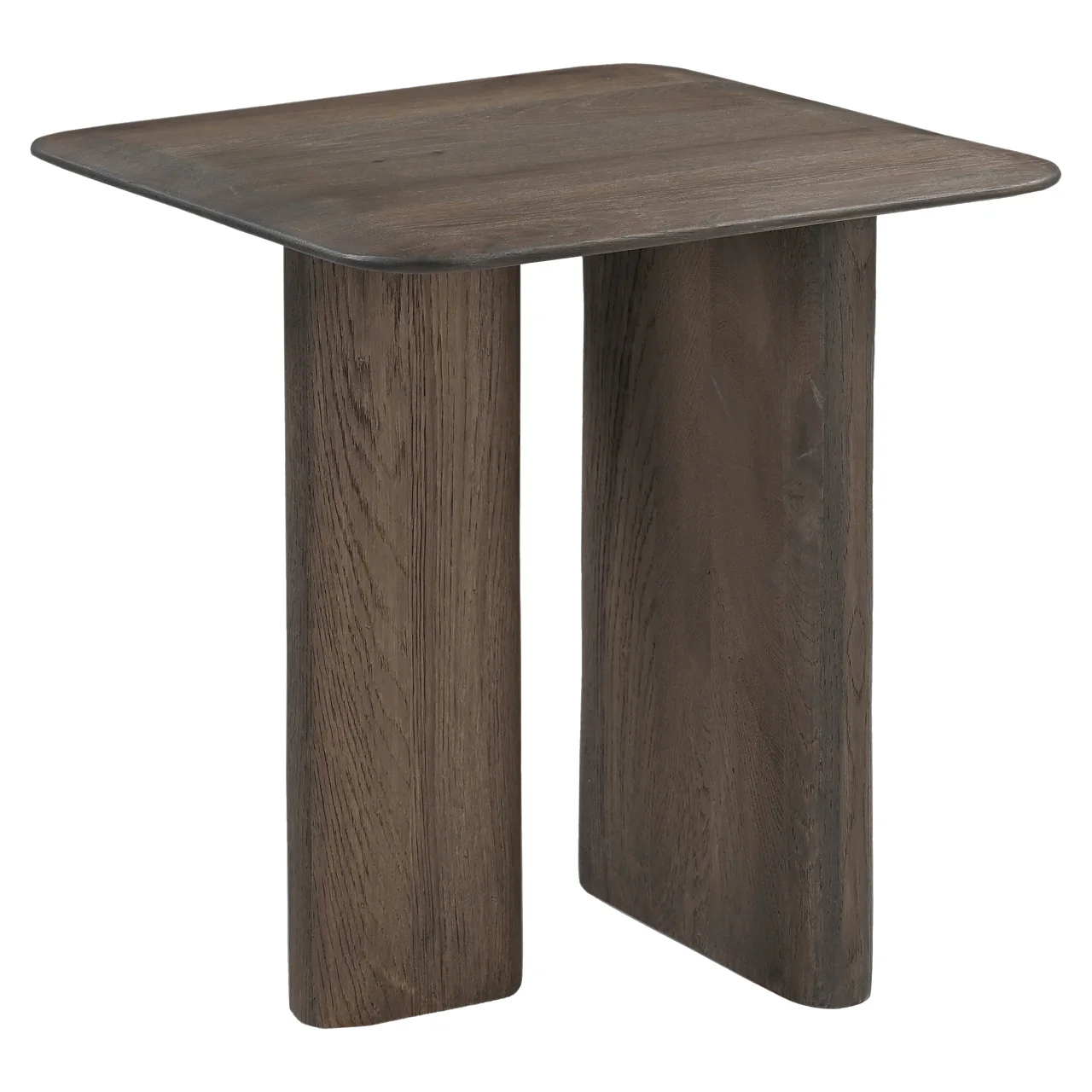 Richmond Interiors Castello End Table - Smoked Charcoal Oak Top - Image 2