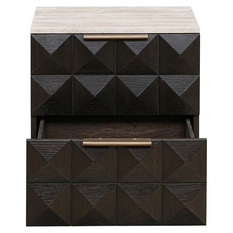 Richmond Interiors Claremont Bedside Table - Image 5