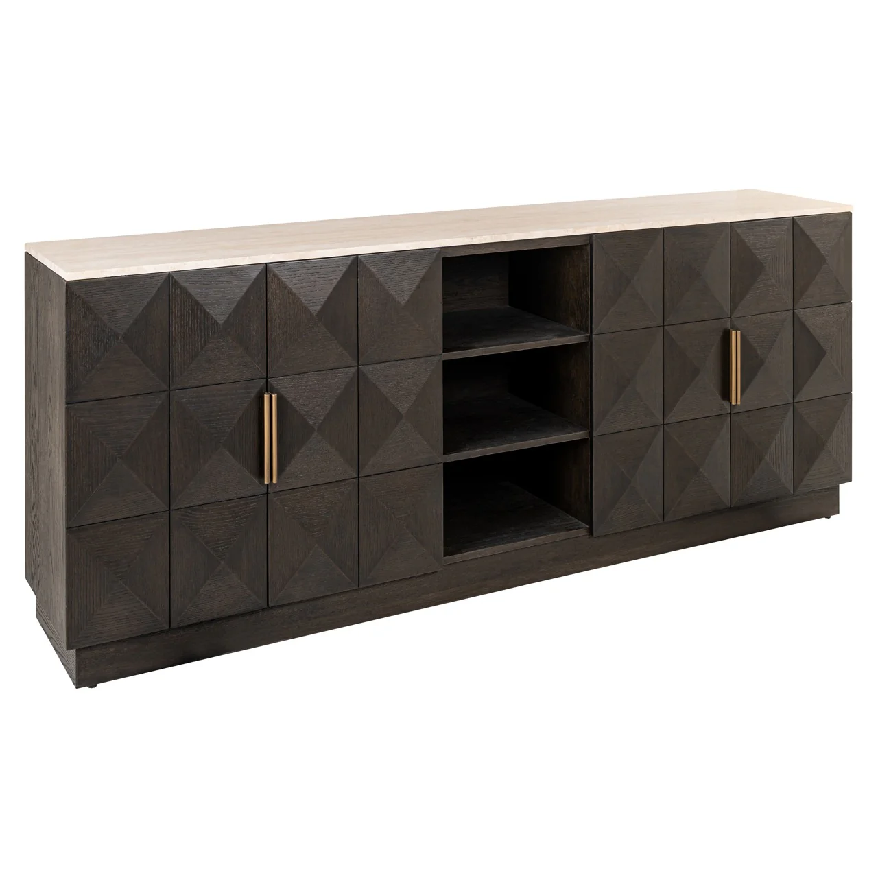Richmond Interiors Claremont Sideboard – 4 Doors & 2 Shelves - Image 2