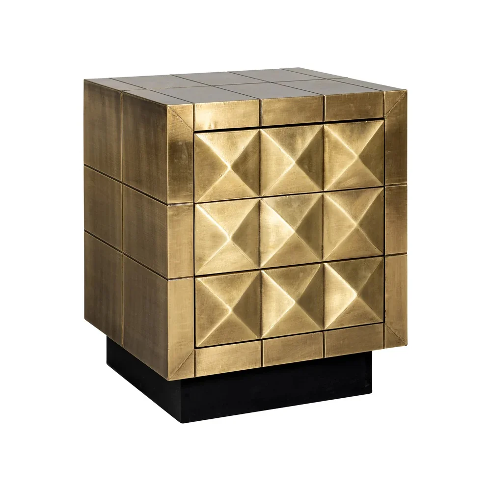 Richmond Interiors Collada Cabinet with 3 Drawers - Image 2