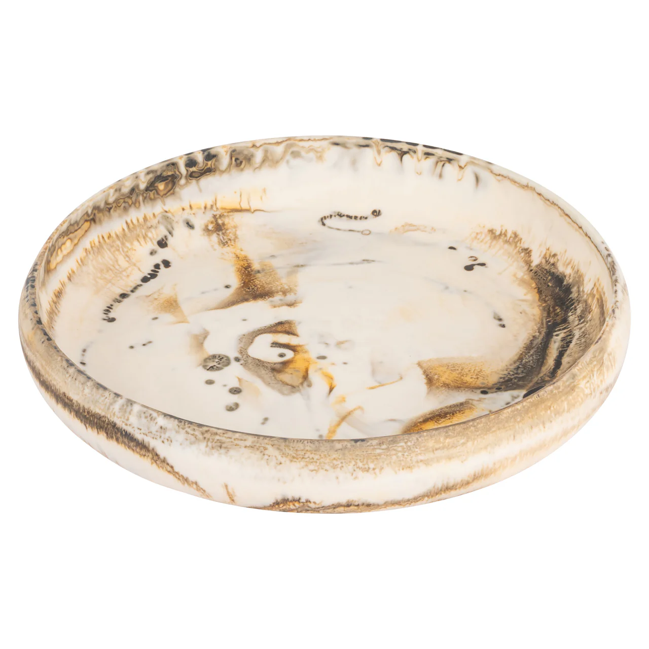 Richmond Interiors Daisy Bowl – Beige - Image 2