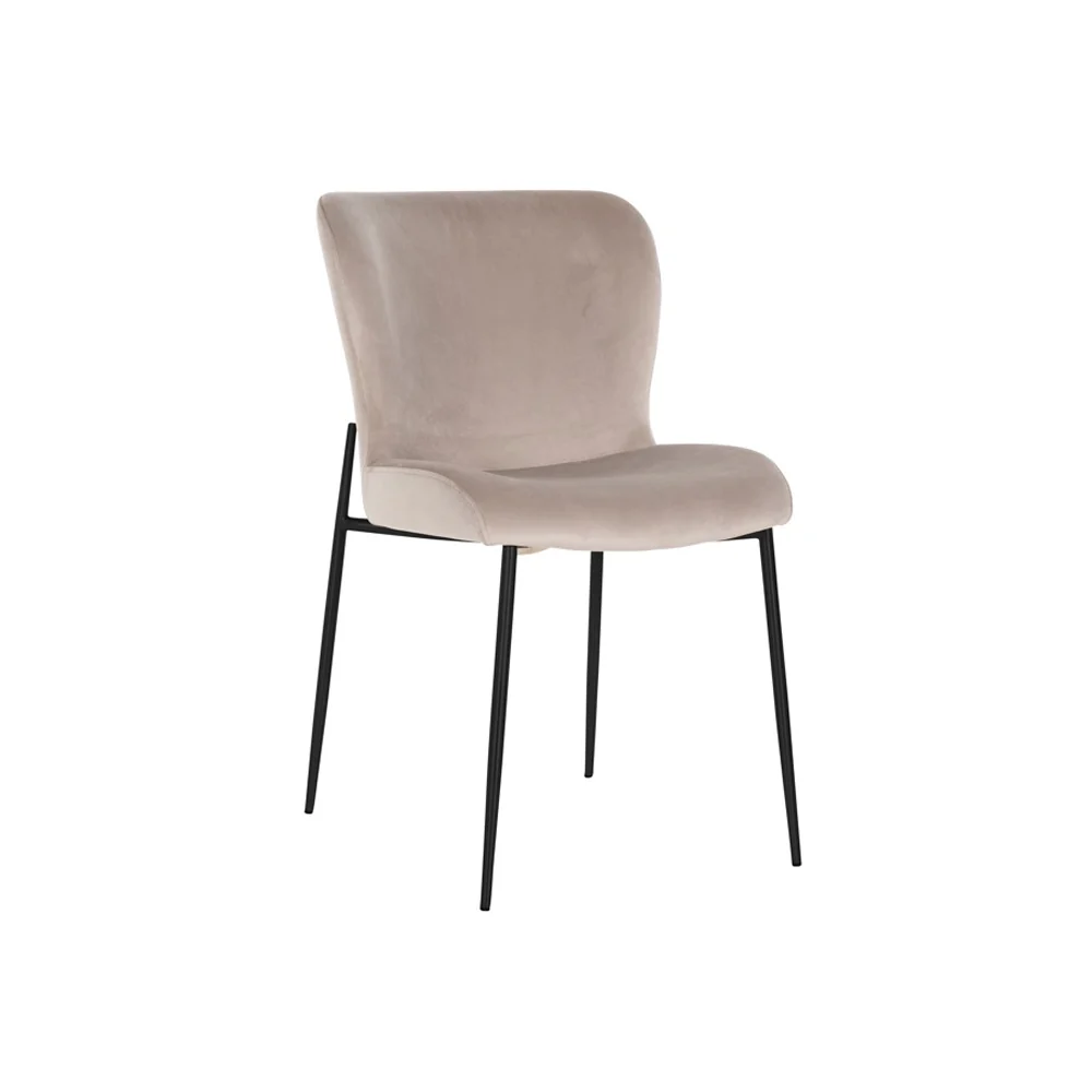 Richmond Interiors Darby Chair in Khaki Velvet - Image 2