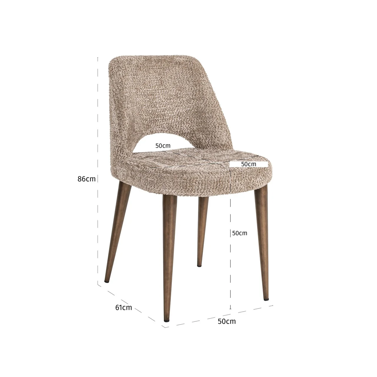 Richmond Interiors Delphine Dining Chair – Lovely Nature – Set of 2 - Image 10
