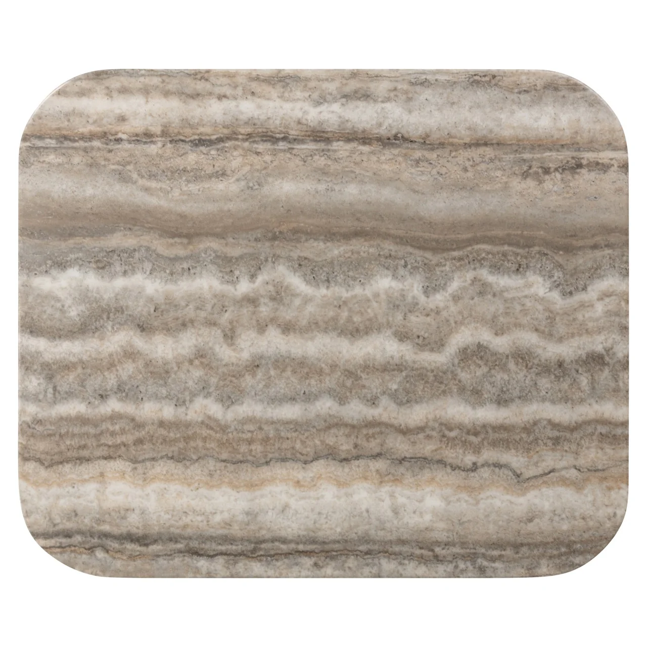 Richmond Interiors Dulce End Table – Faux Travertine - Image 3