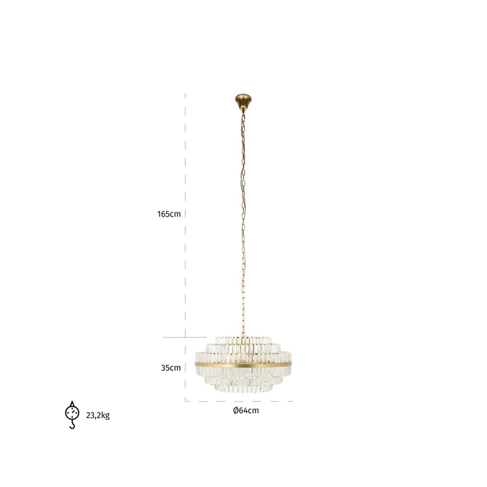 Richmond Interiors Desire Hanging Lamp – Medium - Image 3