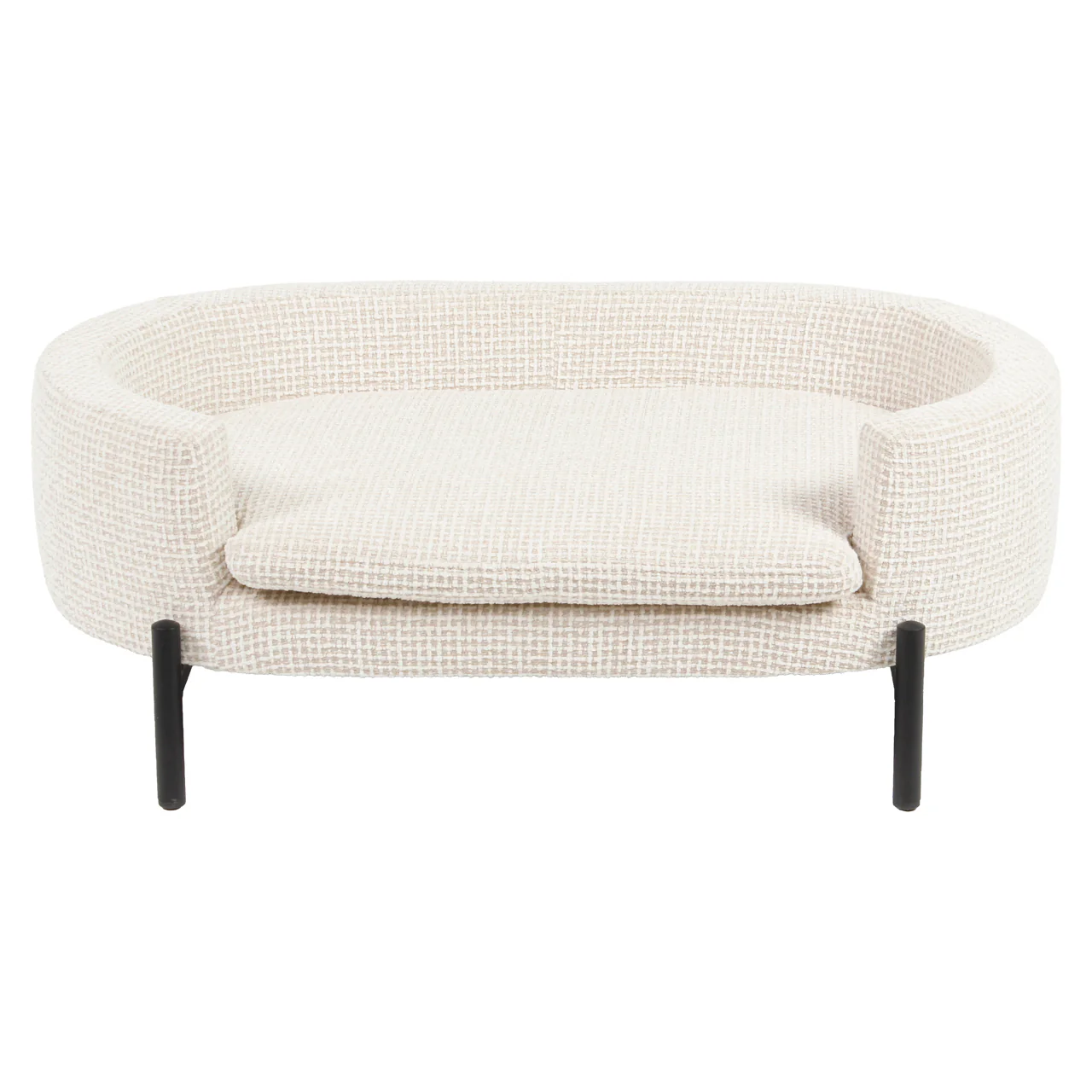 Richmond Interiors Dolly Pet Bed – Beige Blockweave