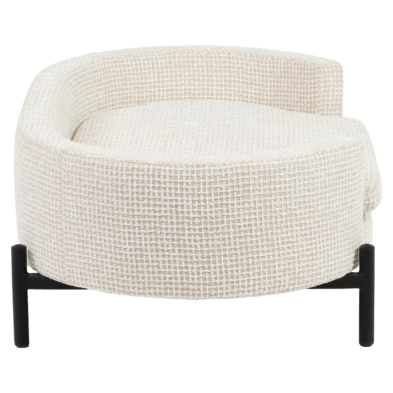 Richmond Interiors Dolly Pet Bed – Beige Blockweave - Image 3