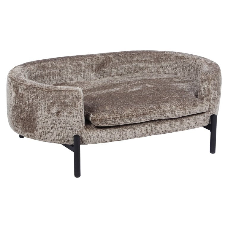 Richmond Interiors Dolly Pet Bed – Stone Chenille - Image 2