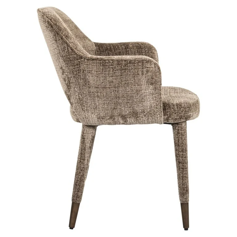 Richmond Interiors Donnatella Chair – Stone Chenille - Image 3