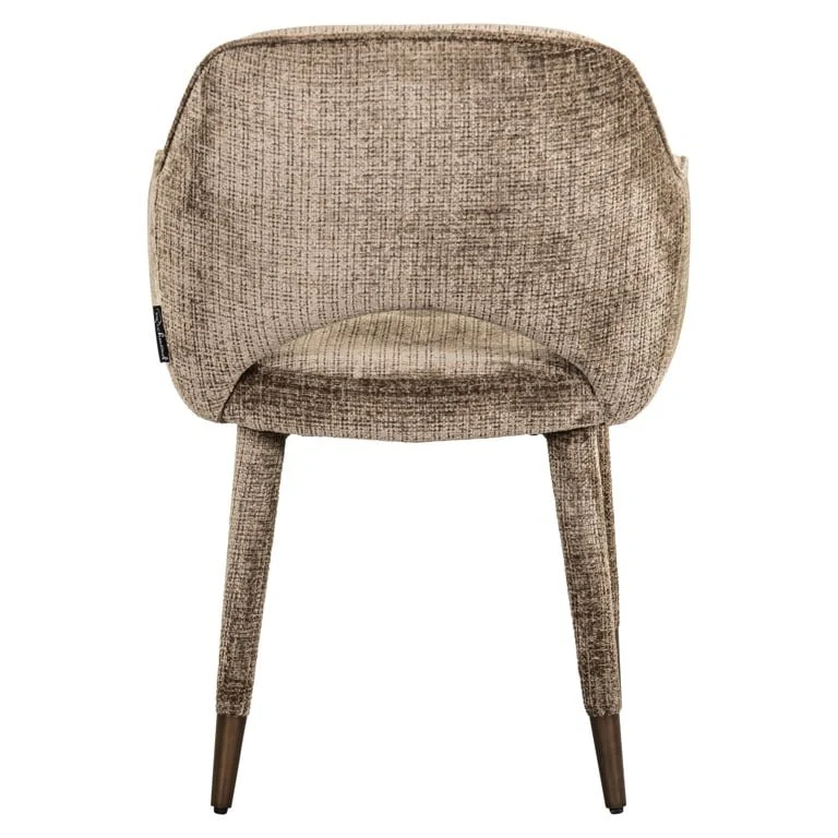 Richmond Interiors Donnatella Chair – Stone Chenille - Image 4