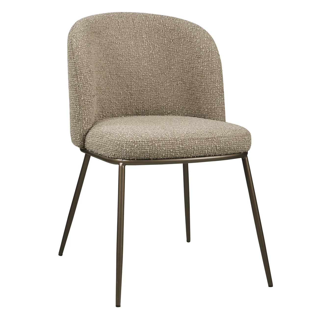 Richmond Interiors Elvi Dining Chair – Mocca – Set of 2 - Image 2