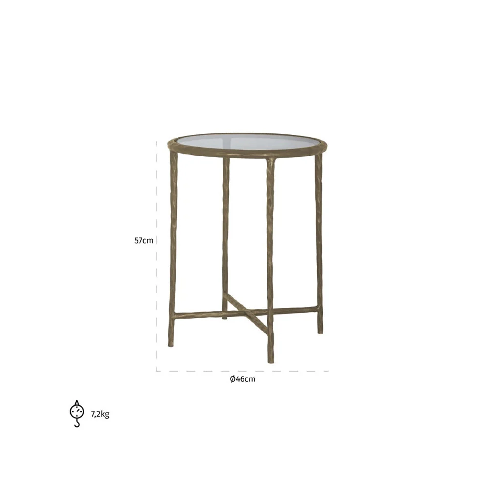 Richmond Interiors Freya Side Table – Excess Stock - Image 2