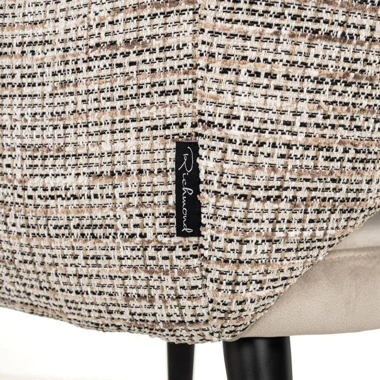 Richmond Interiors Giovanna Armchair in Trendy Nature and Quartz Khaki - Image 5