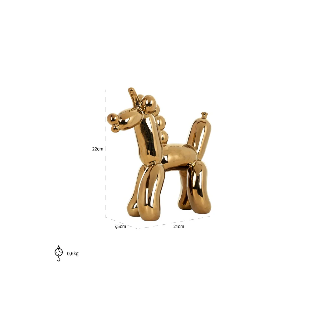 Richmond Interiors Balloonicorn Deco Object – Gold - Image 4