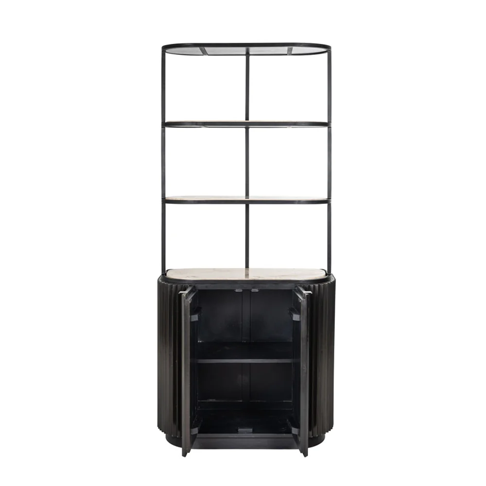 Richmond Interiors Hampton Cabinet - Dark Brown - Image 2