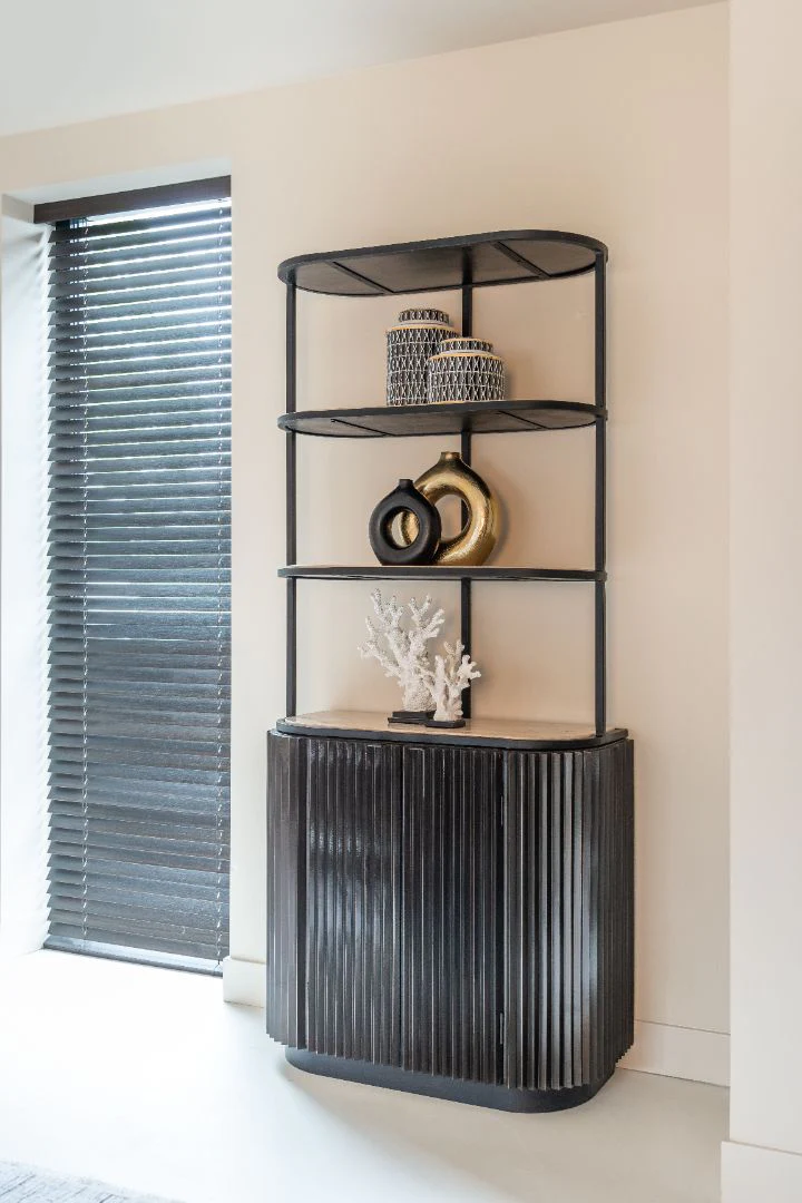 Richmond Interiors Hampton Cabinet - Dark Brown - Image 5