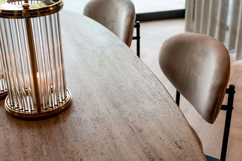 Richmond Interiors Hampton Oval Dining Table - Image 6