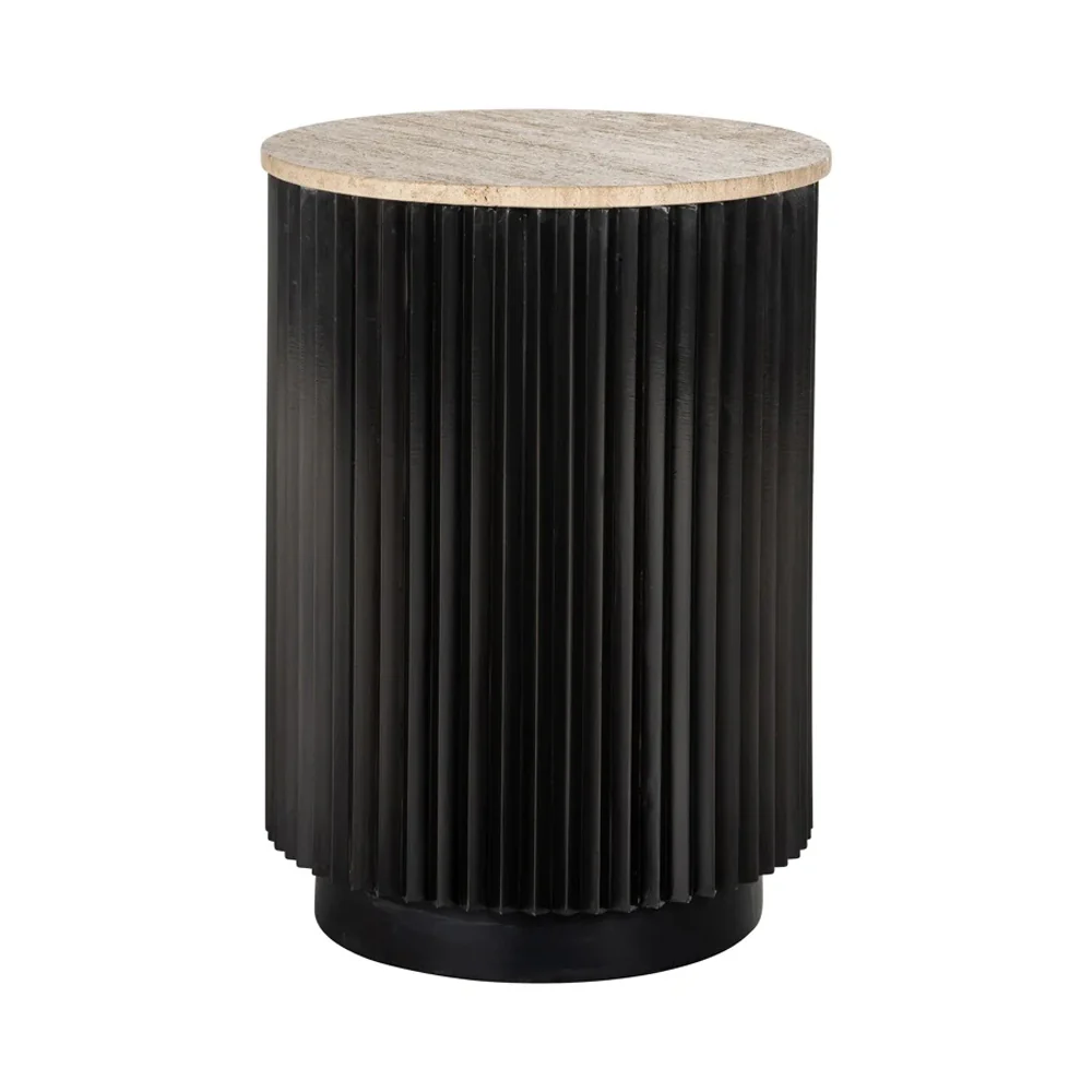 Richmond Interiors Hampton Side Table - Dark Brown