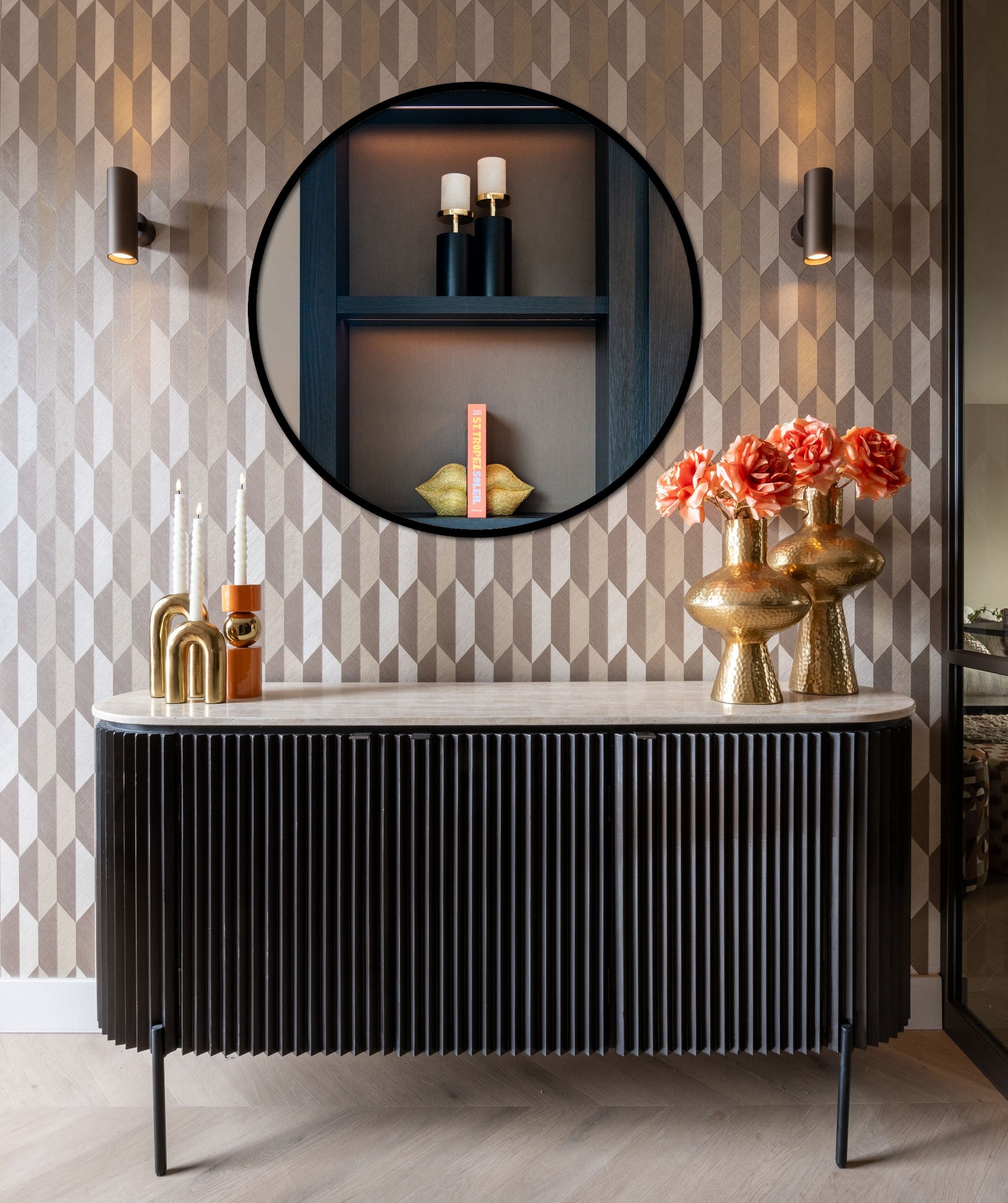 Richmond Interiors Hampton Sideboard - Dark Brown - Image 7