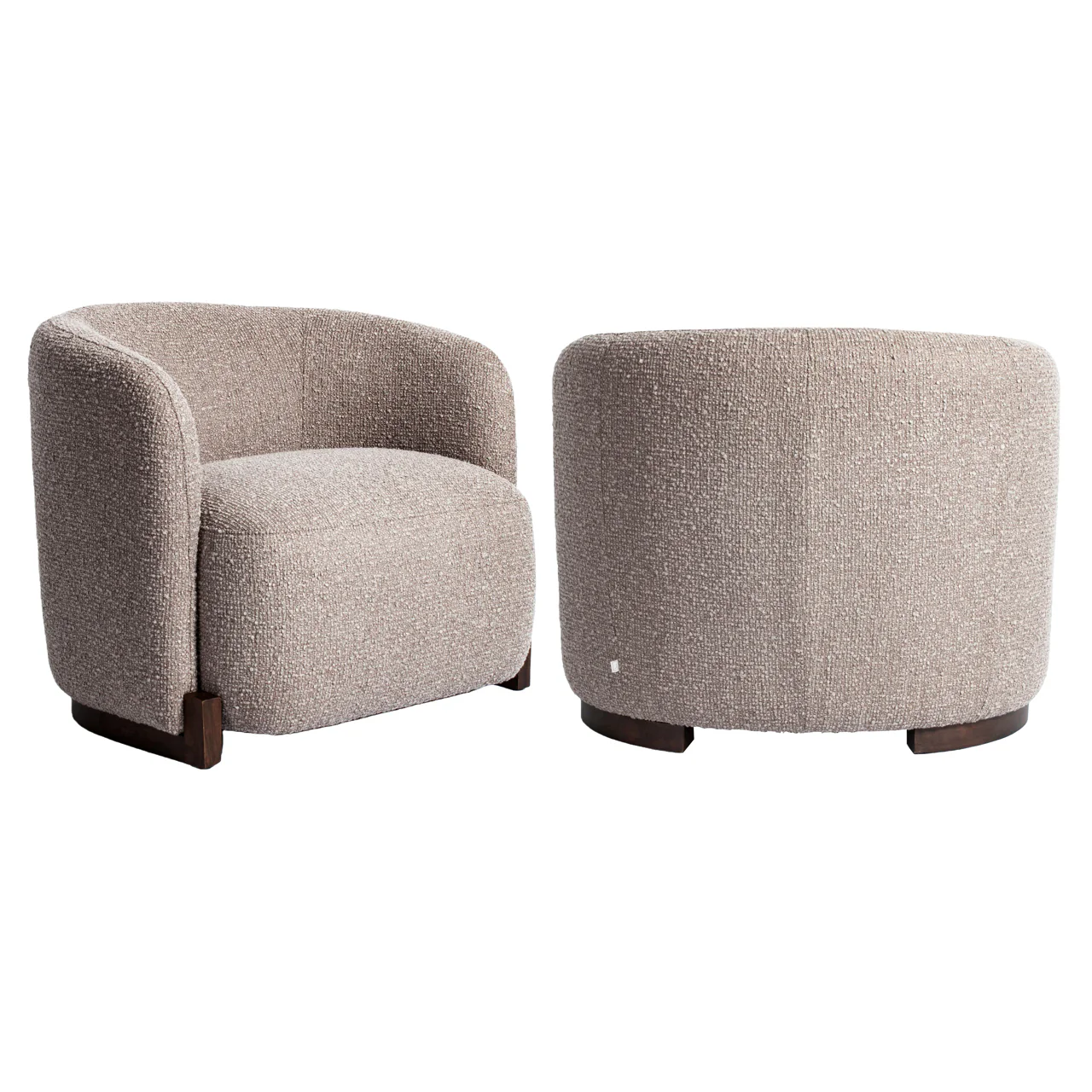 Richmond Interiors Hannah Lounge Chair – Mocca Chunky - Image 6