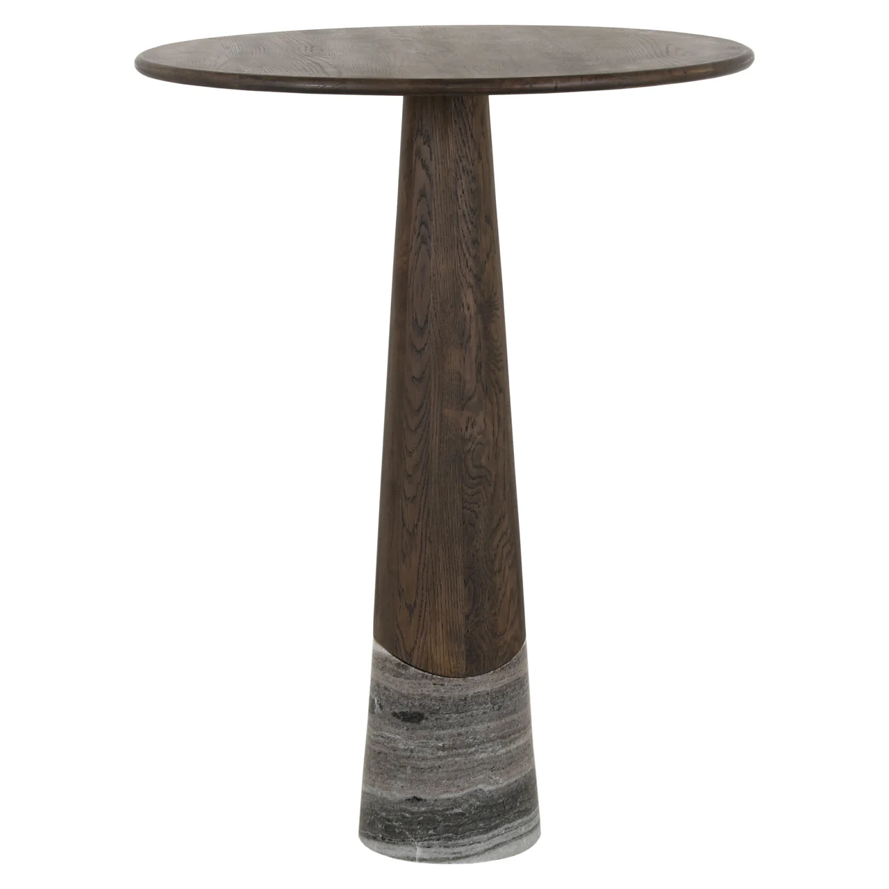 Richmond Interiors Harper Bar Table – Smoked Charcoal