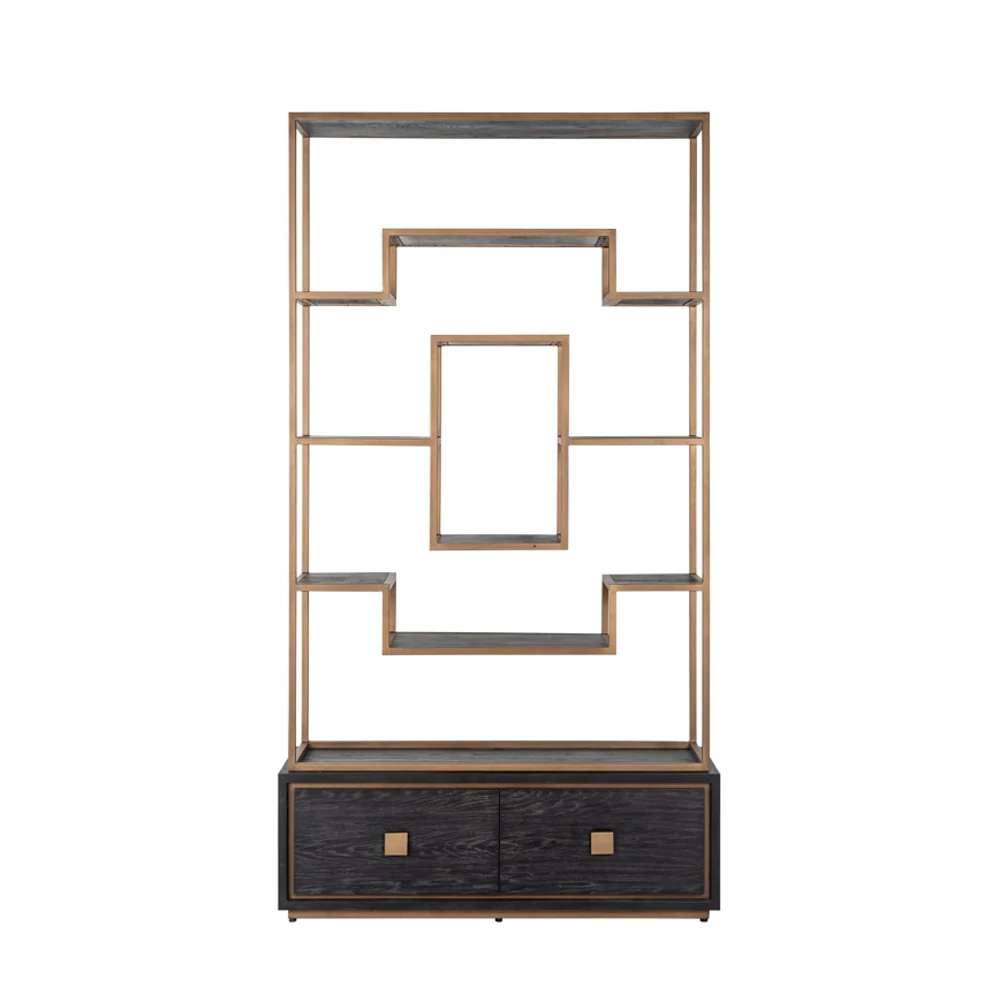 Richmond Interiors Hunter Display Unit with 2 Drawers