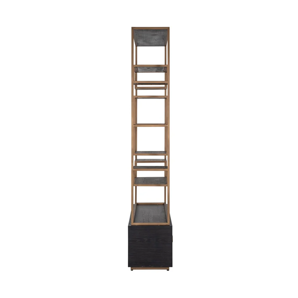Richmond Interiors Hunter Display Unit with 2 Drawers - Image 3