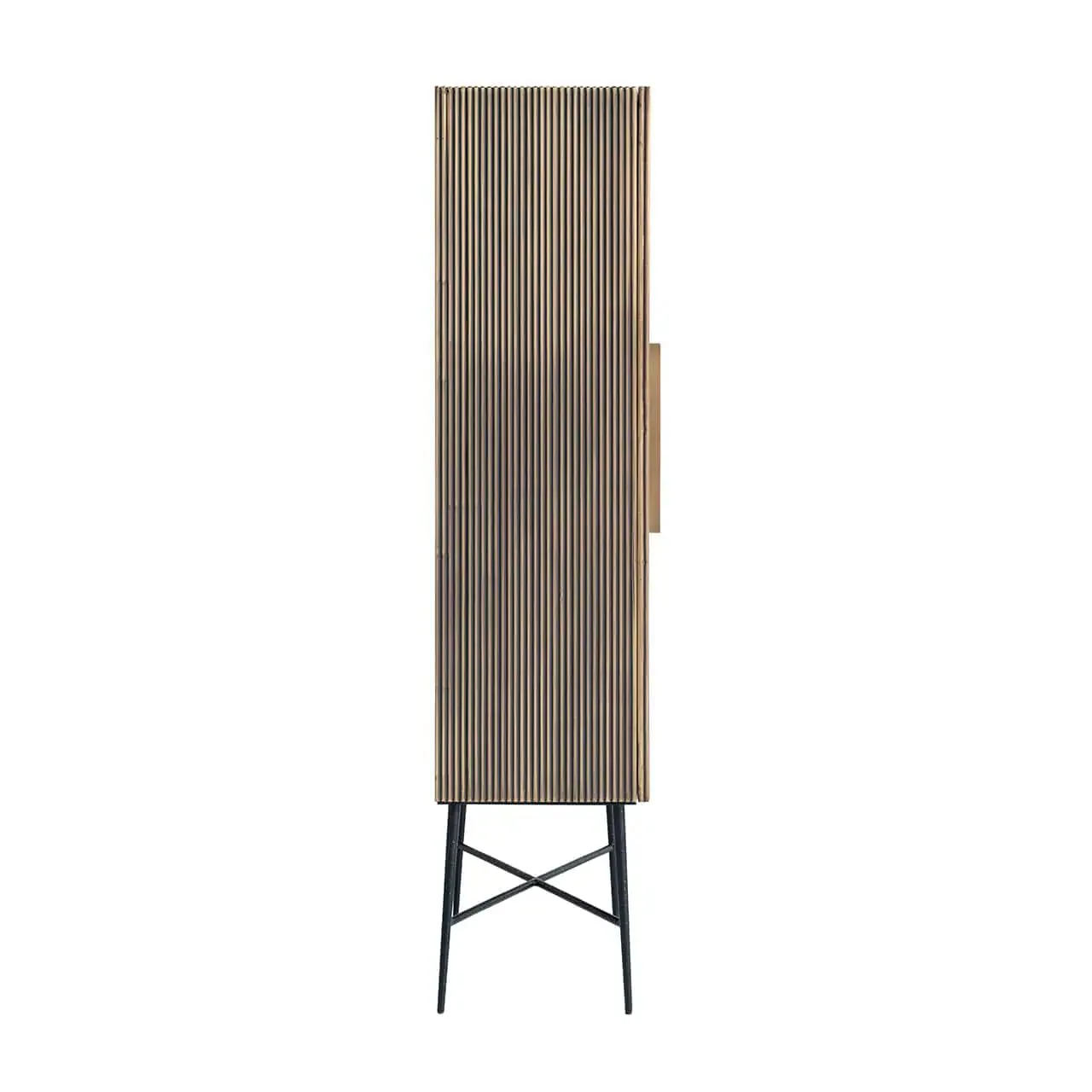 Richmond Interiors Ironville Brass and Birch Cabinet - Image 3
