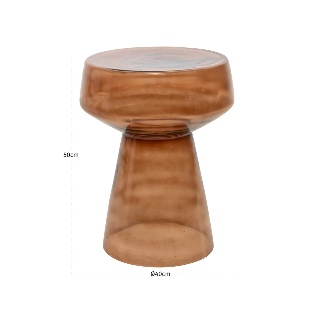 Richmond Interiors Isa Side Table – Brown - Image 2