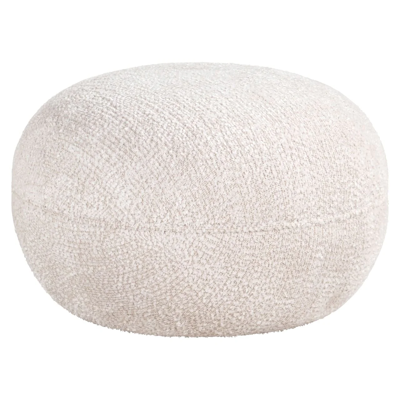 Richmond Interiors Jace Pouffe / Footstool – Lovely Cream – Open Box Return